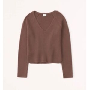 Abercrombie LuxeLoft V Neck Sweater